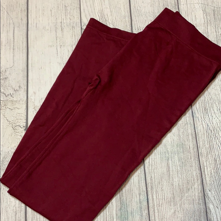 No Boundaries Burgundy Leggings Size Large